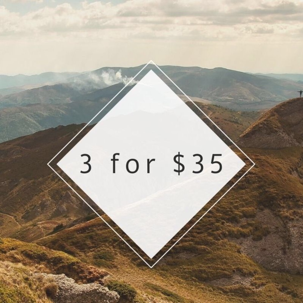 Expired Offer |  Bundle THREE “3 for $35” items for a $35 offer